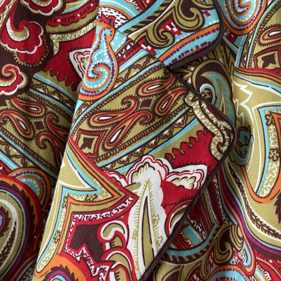 COLDWATER CREEK | Paisley Print Colorful Blazer Size XL - Picture 6 of 7